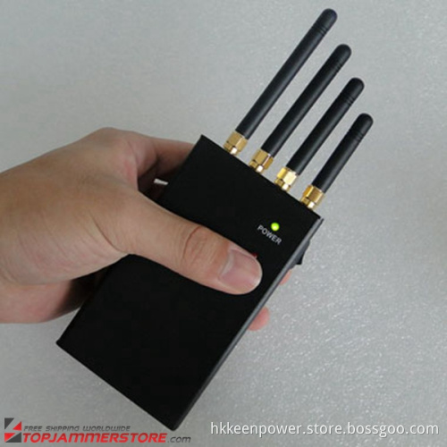 High Power Handheld Portable Cellphone WiFi Jammer for Worldwide All Networks